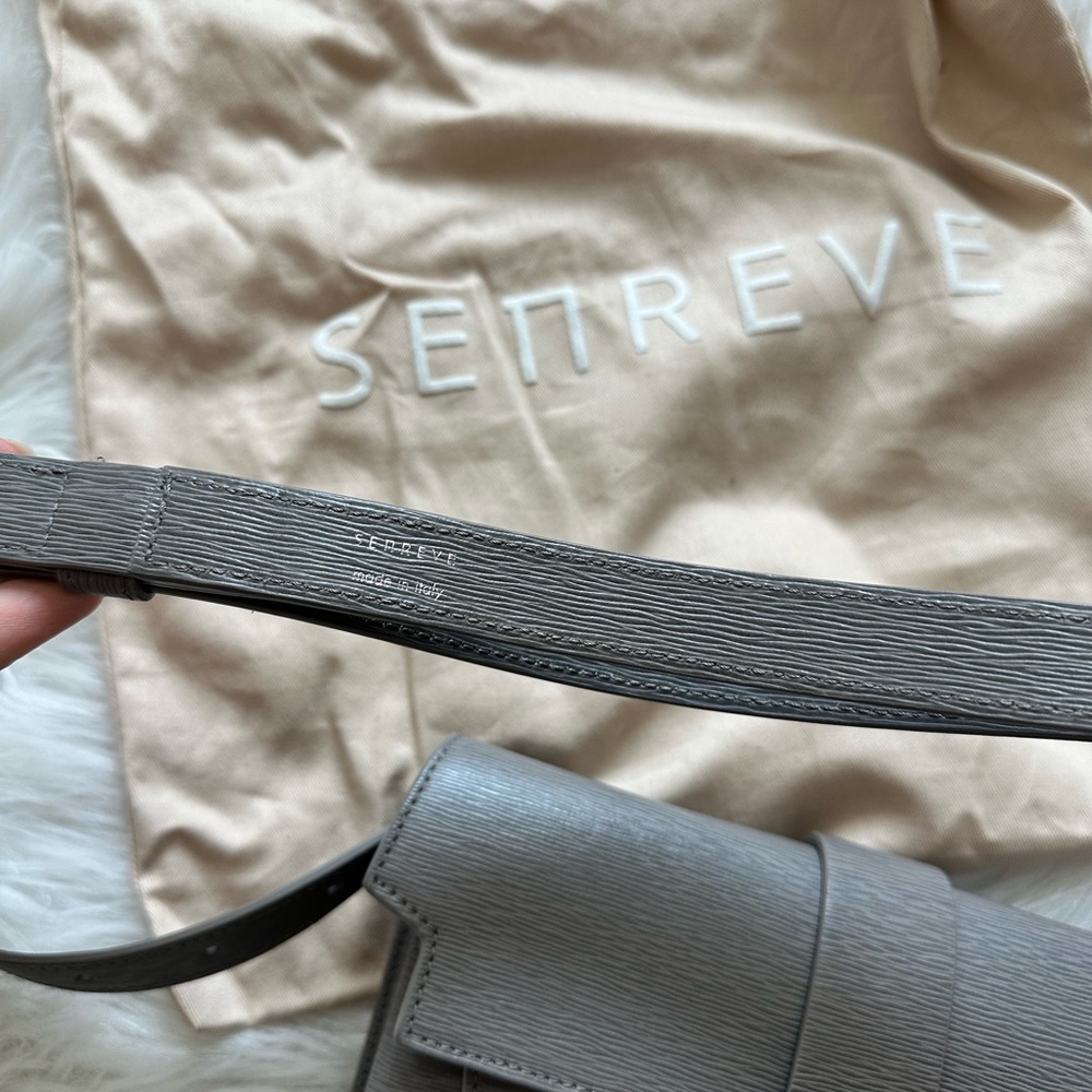 Used Excellent Condition Senreve Aria Belt Bag Grey - Picture 9 of 9